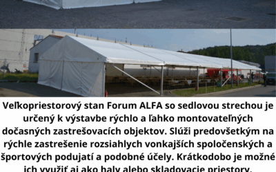 Veľkokapacitný stan 10×35