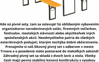 Kvalitné pivné sety